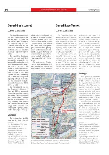 44 Ceneri-Basistunnel Ceneri Base Tunnel - Bauverlag