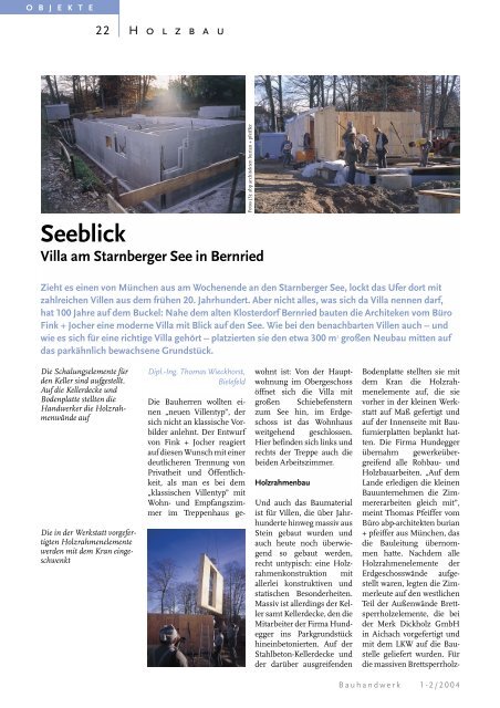 Seeblick - Bauverlag
