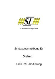 Drehen - SL-Automatisierungstechnik GmbH