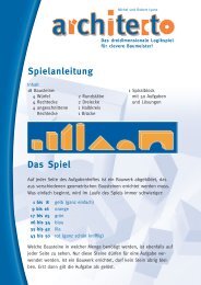 Spielanleitung Das Spiel