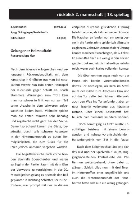 Volltreffer! Ausgabe 124 - Sieg im ersten Test