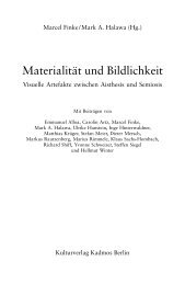 Materialität und Bildlichkeit - Einsnull