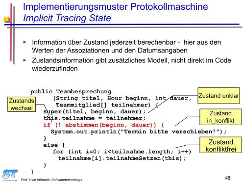 34-analysis-dynamic - Lehrstuhl Softwaretechnologie