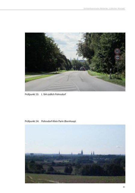 Sichtachsenstudie - Stadtentwicklung - Hansestadt LÜBECK