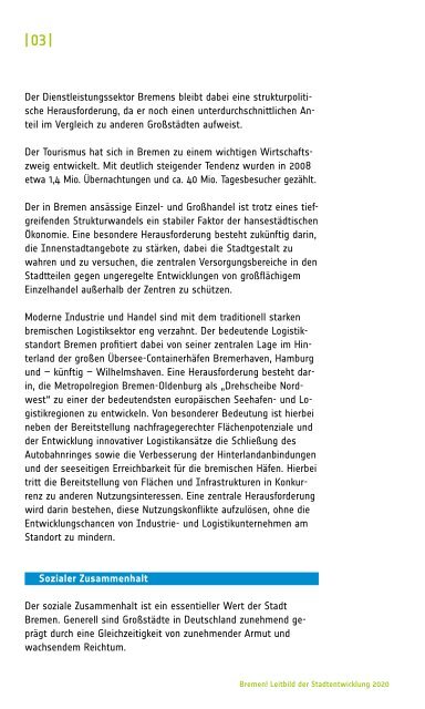 Leitbild in Farbe (pdf, 1.1 MB) - Stadtentwicklung.Bremen.de - Bremen