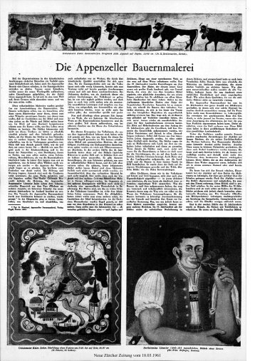 Appenzeller - Neue Zürcher Zeitung