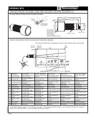 XX930A3..M12 Ultrasonic Sensors with Analog ... - Schneider Electric