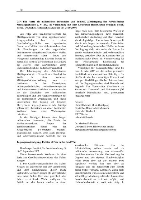 newsletter - Portal Militärgeschichte - Arbeitskreis Militärgeschichte ...