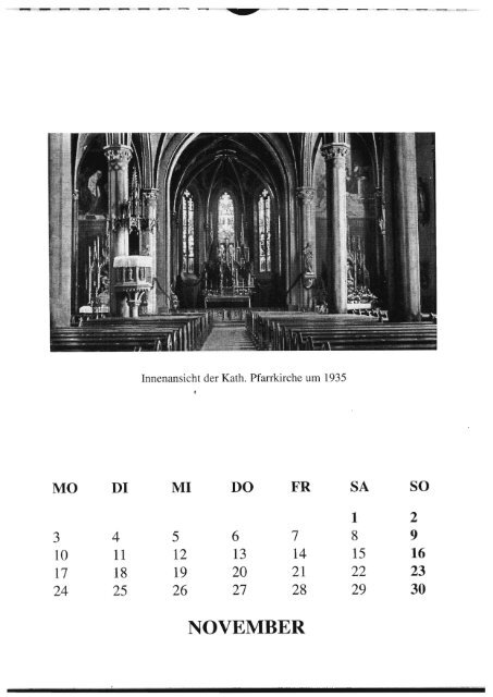 Historischer Kalender 1997 - Historischer Verein Lebach EV