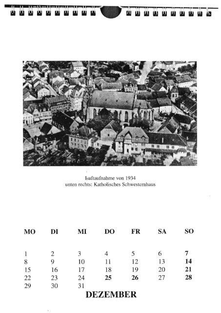 Historischer Kalender 1997 - Historischer Verein Lebach EV