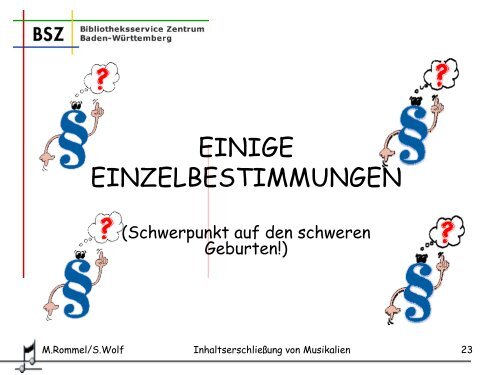 Zur Inhaltserschließung von Musikalien im SWB - SWOP