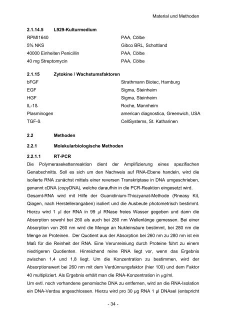 Untersuchungen zur Bedeutung mesenchymaler Stammzellen in ...