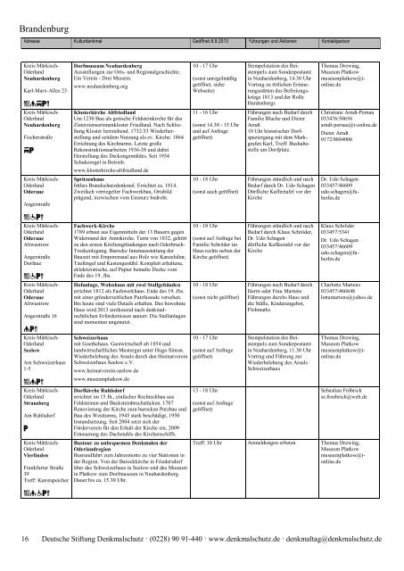 Programm als PDF herunterladen - Tag des offenen Denkmals