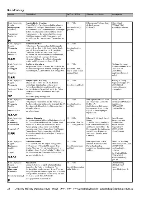 Programm als PDF herunterladen - Tag des offenen Denkmals