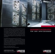 VERARBEITUNGSDATEN - LANXESS