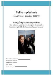 Seminararbeit von N. Jürgens - Tellkampfschule