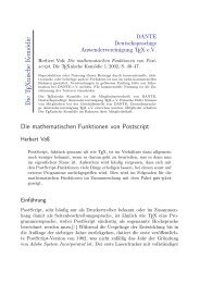 Die mathematischen Funktionen von Postscript - Texdoc.net