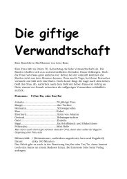 Die giftige Verwandtschaft - Theaterverlag Arno Boas