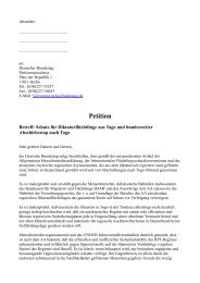Petition an den Bundestag