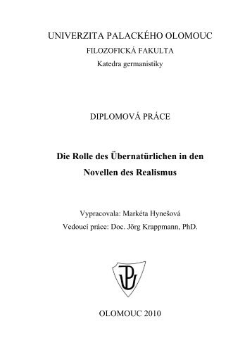 3.3.1 Sieben Merkmale der Novelle - Theses