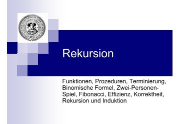 Rekursion