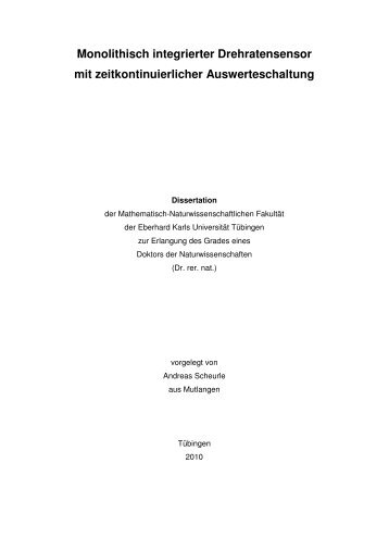 PDF 6.915kB - TOBIAS-lib - Universität Tübingen