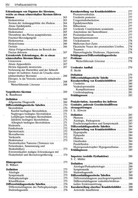 Urologische Differentialdiagnose