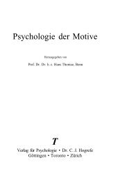 Psychologie der Motive