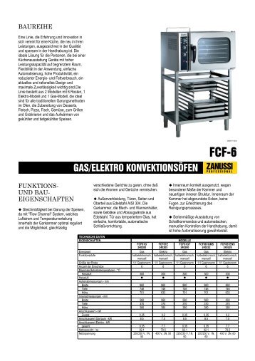 GAS/ELEKTRO KONVEKTIONSÖFEN - Electrolux