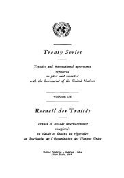 Treaty Series Recueil des Traitds - United Nations Treaty Collection