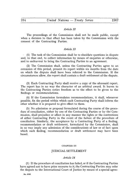 Treaty Series Recueil des Traitds - United Nations Treaty Collection