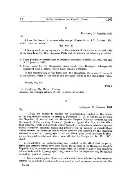 Treaty Series Recueil des Traitds - United Nations Treaty Collection