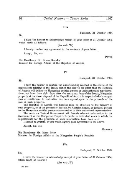 Treaty Series Recueil des Traitds - United Nations Treaty Collection