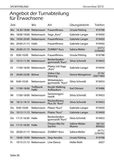 SPORTFREUND - TSG Schwabenheim