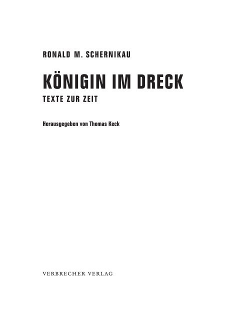 königin im dreck - Tubuk