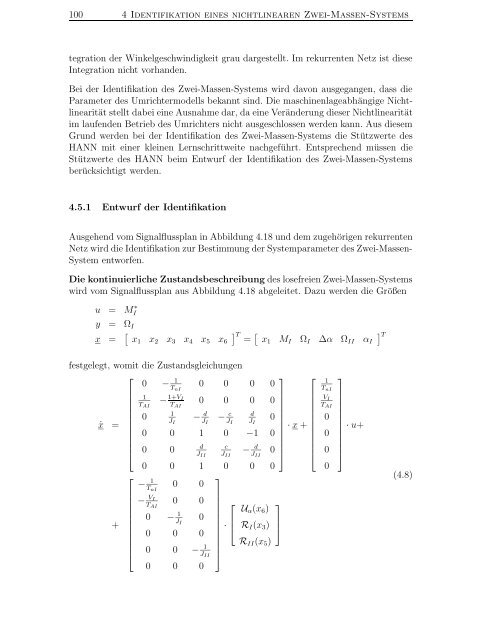 Identifikation nichtlinearer mechatronischer Systeme mit ...