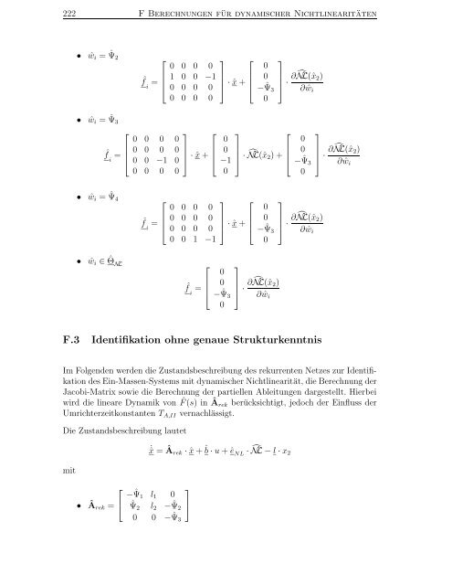 Identifikation nichtlinearer mechatronischer Systeme mit ...