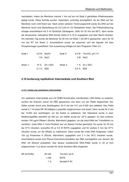 Ergebnisse und Diskussion 102 Untersuchung und ... - tuprints