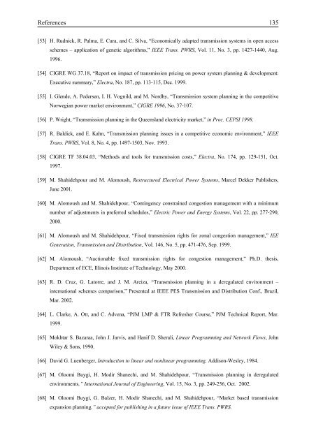 Transmission Expansion Planning in Deregulated Power ... - tuprints