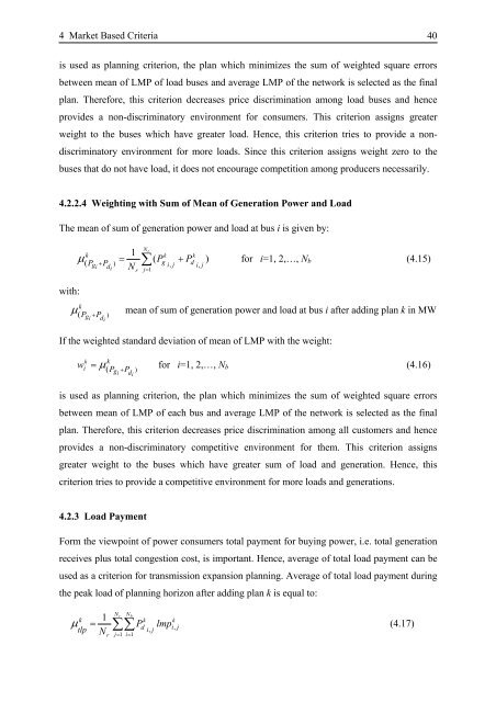 Transmission Expansion Planning in Deregulated Power ... - tuprints