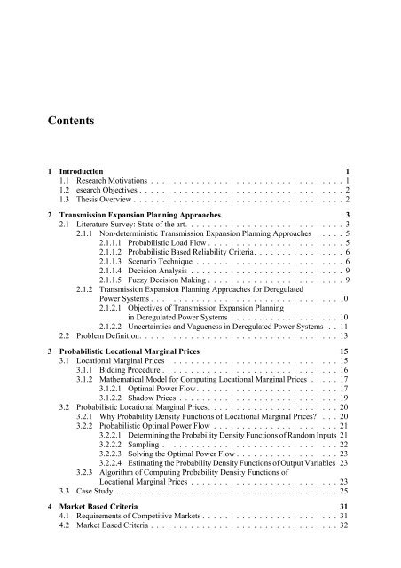 Transmission Expansion Planning in Deregulated Power ... - tuprints