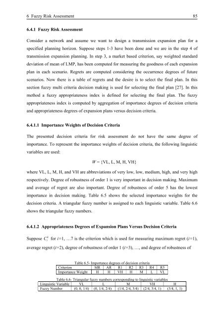 Transmission Expansion Planning in Deregulated Power ... - tuprints