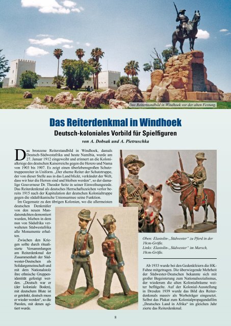 Das Reiterdenkmal in Windhoek