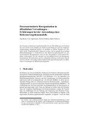 Prozessorientierte Reorganisation in öffentlichen ... - uDoo