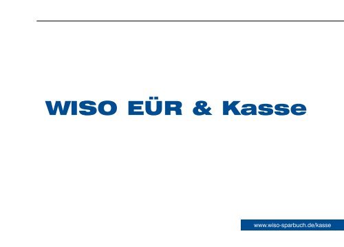 WISO EÜR & Kasse - Buhl Replication Service GmbH