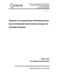 Diagnose von magnetischen Drehzahlsensoren ... - HAW Hamburg