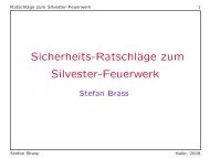 Sicherheits-Ratschläge zum Silvester-Feuerwerk