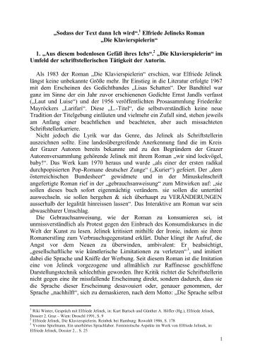 Die Klavierspielerin