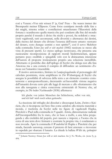 Johann Nepomuk Nestroy Tradizione e trasgressione a cura di ...