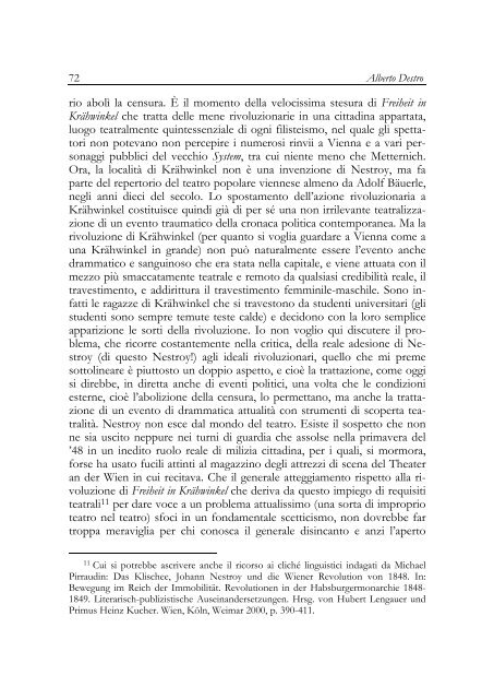 Johann Nepomuk Nestroy Tradizione e trasgressione a cura di ...